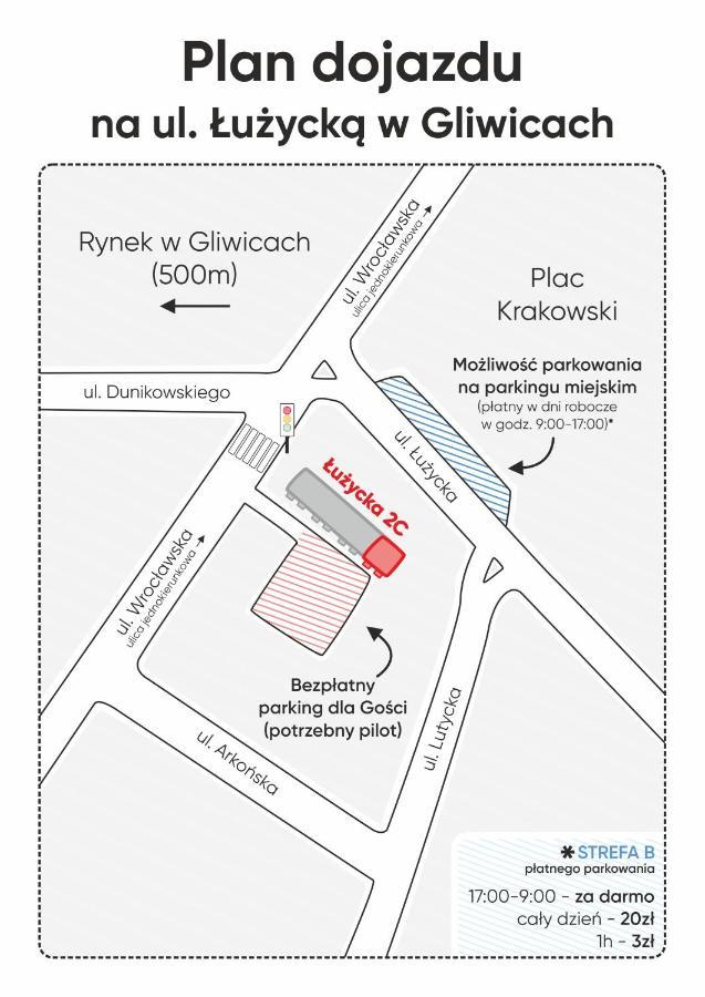 Kairos Apartments - Szafir - Darmowy Parking, Scisle Centrum Gliwice Buitenkant foto